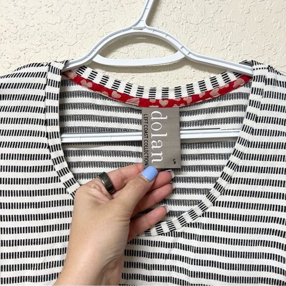 Dolan Anthropologie Striped Long Sleeve Top Simple Classic Size S - Picture 3 of 6